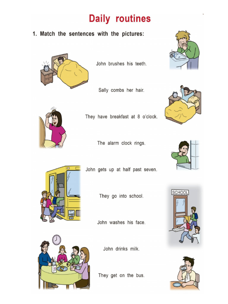 Daily Routines | PDF