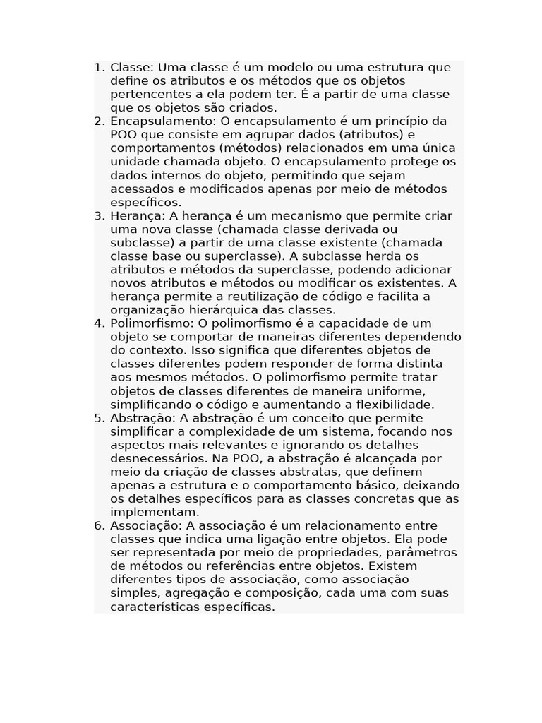 Conceitos Fundamentais de POO e hashlib | PDF | Classe (programação de ...
