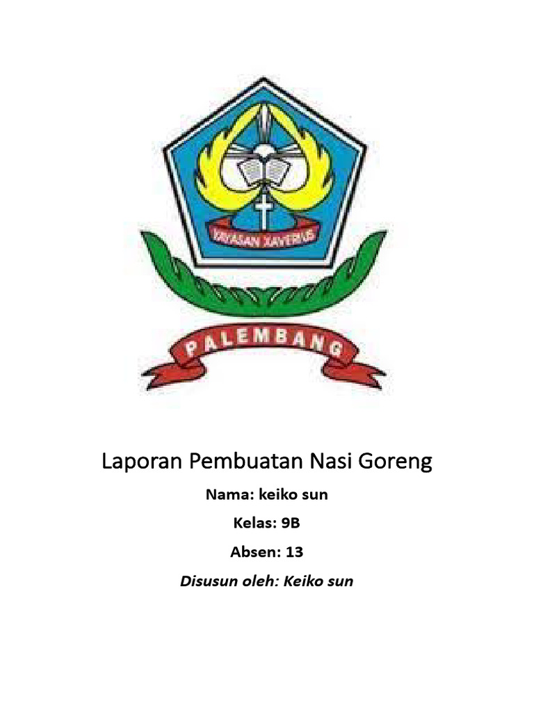 Laporan Pembuatan Nasi Goreng | PDF