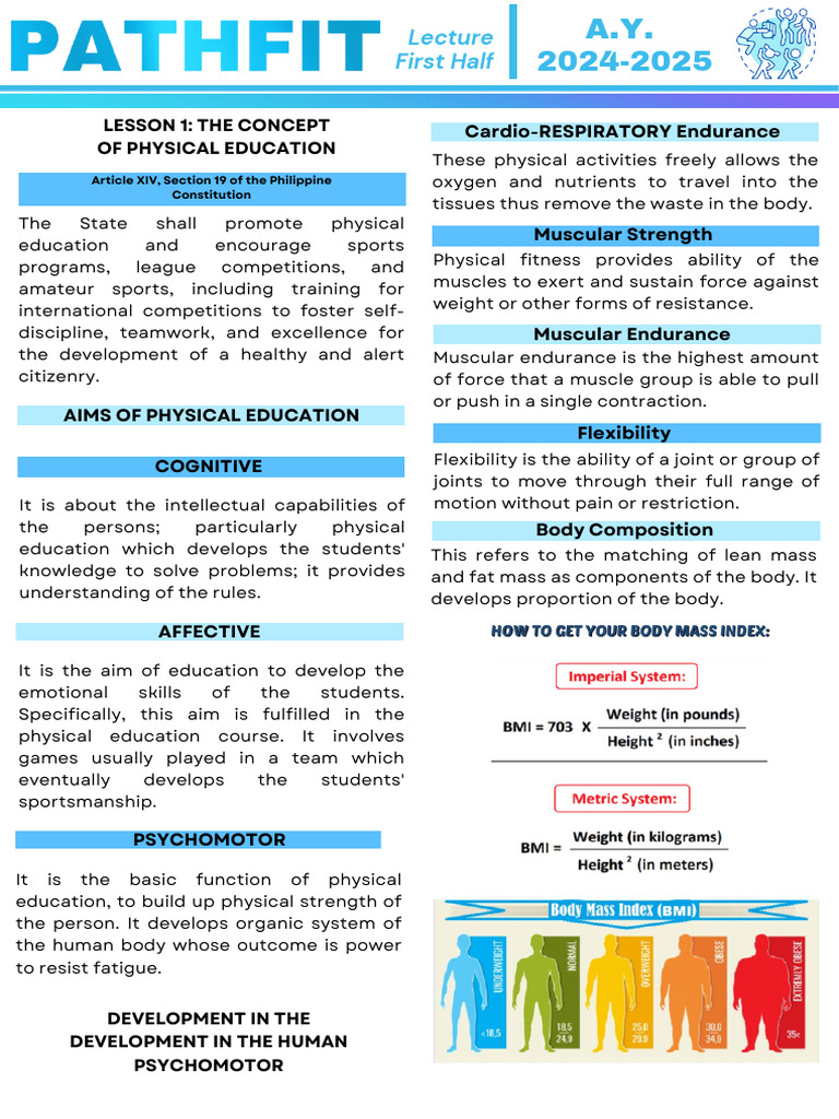 pathfit reviewer | PDF | Physical Fitness | Physical Education