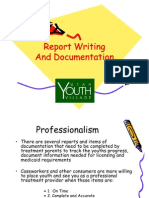 Report Writing and Documentation 1