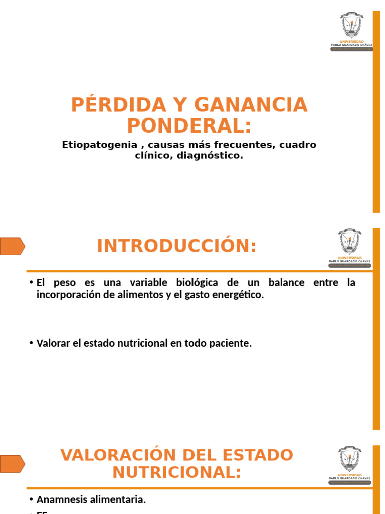 Pérdida y Ganancia de Peso | PDF | Obesidad | Exceso de peso