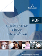 Guías de Practicas Clinicas Estomatológicas