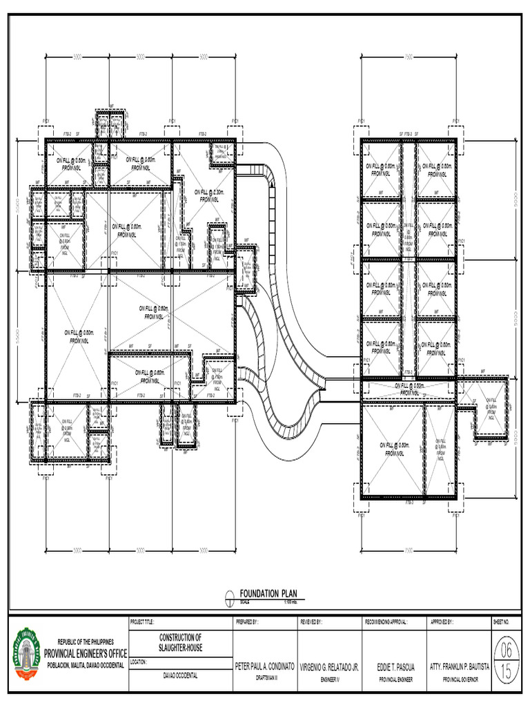 Davao Occidental Slaughterhouse Foundation Plan | PDF