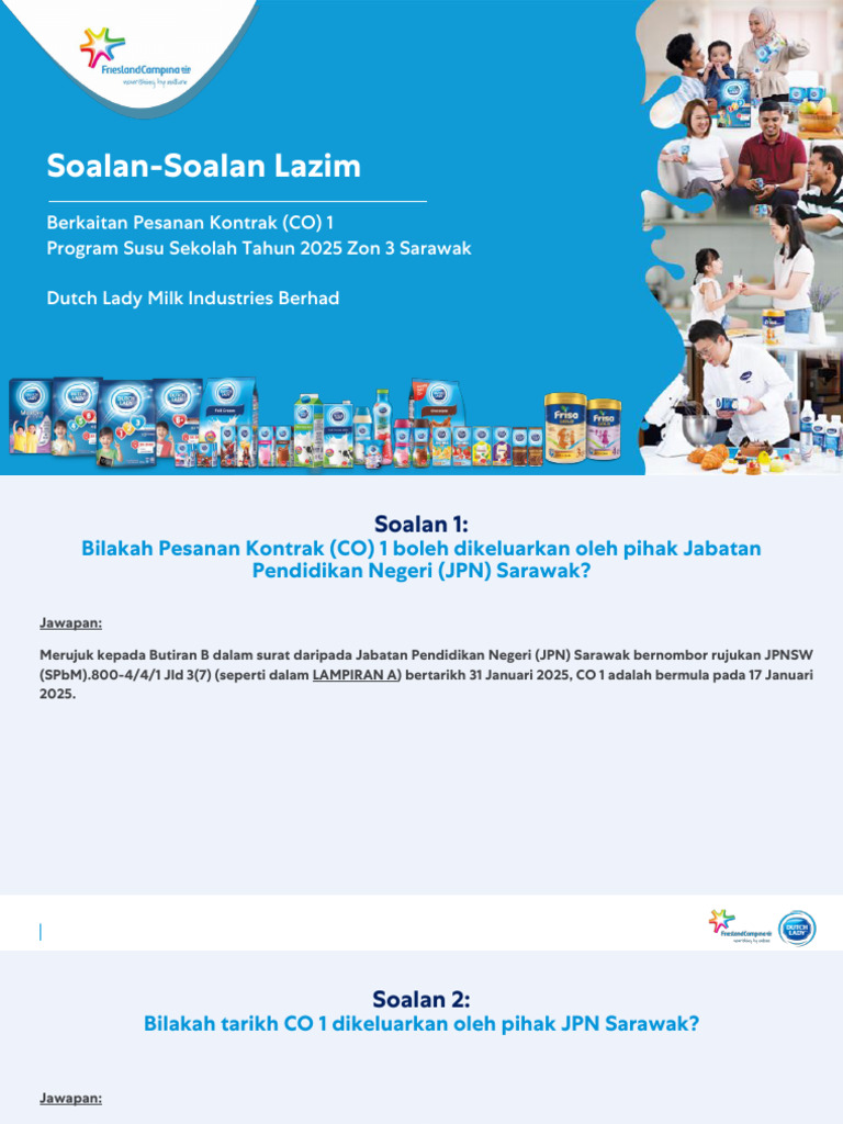 Soalan-Soalan Lazim Berkaitan CO1 (DLMI) 13 Feb 2025 | PDF