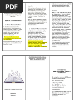 Understanding Characterization Techniques | PDF | Cognition