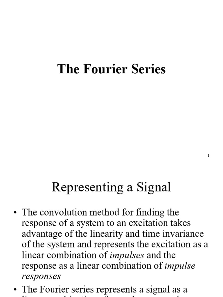 Understanding Fourier Series Concepts | PDF | Fourier Series | Trigonometry