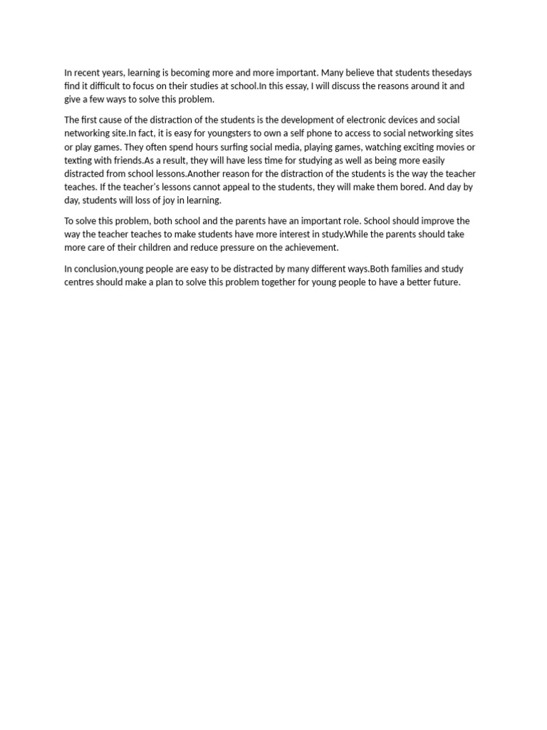 In Recent Years | PDF
