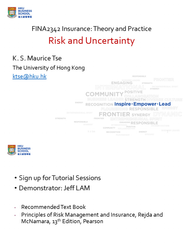 Understanding Insurance and Risk Management | PDF | Risk | Insurance
