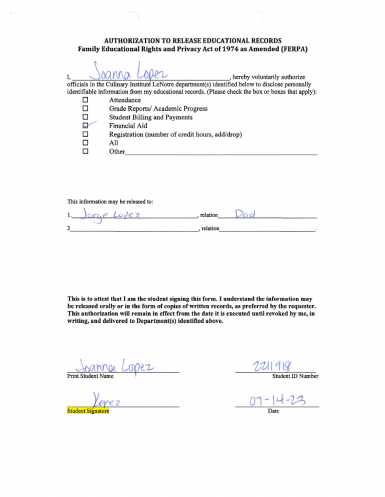 FERPA | PDF