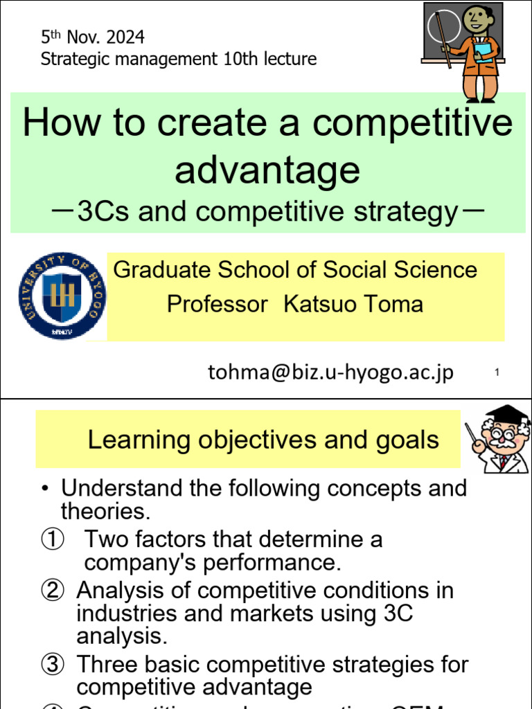 Competitive Advantage Strategies Explained | PDF | Strategic Management ...