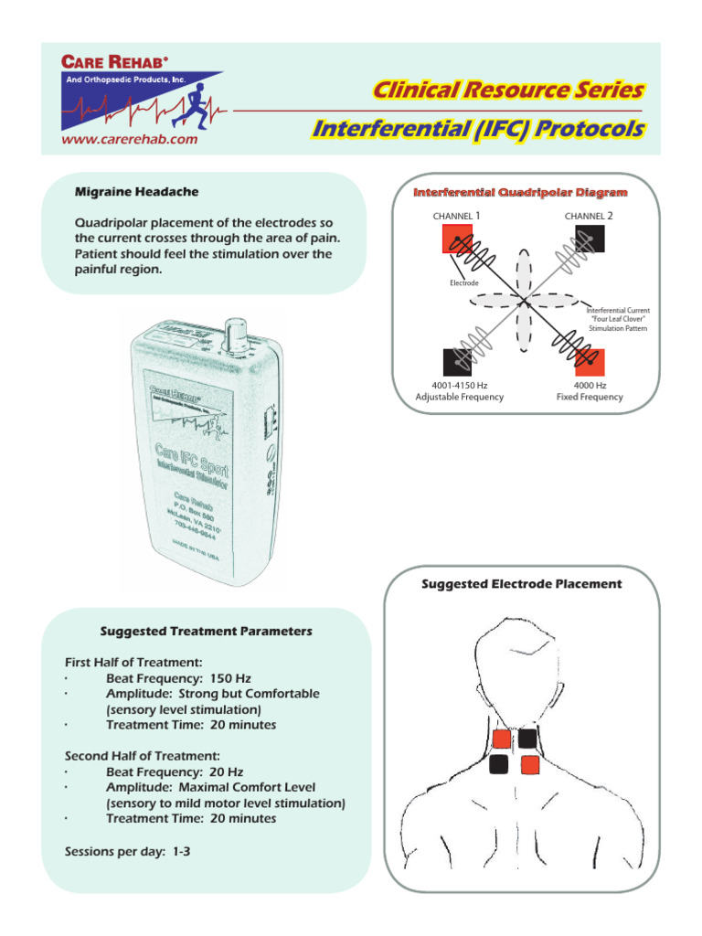 Interferential Therapy for Migraines | PDF