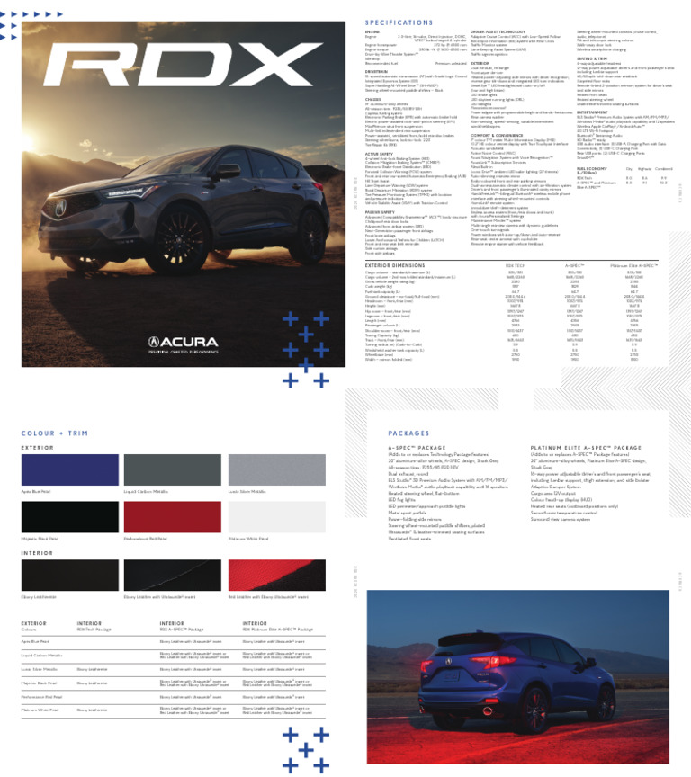 2024 Acura RDX Ebrochure - EN - v2 | PDF | Car | Transportation Engineering