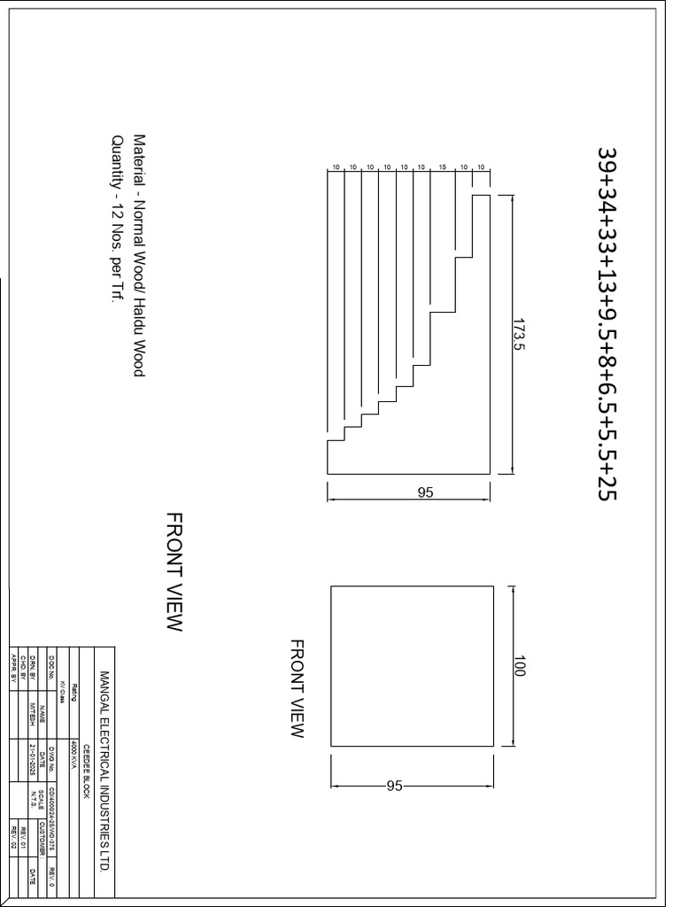 4000 Kva CD Block Wo-375 | PDF