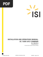 Terrasmart Combiner Box Installation Guide | PDF | Fuse (Electrical ...
