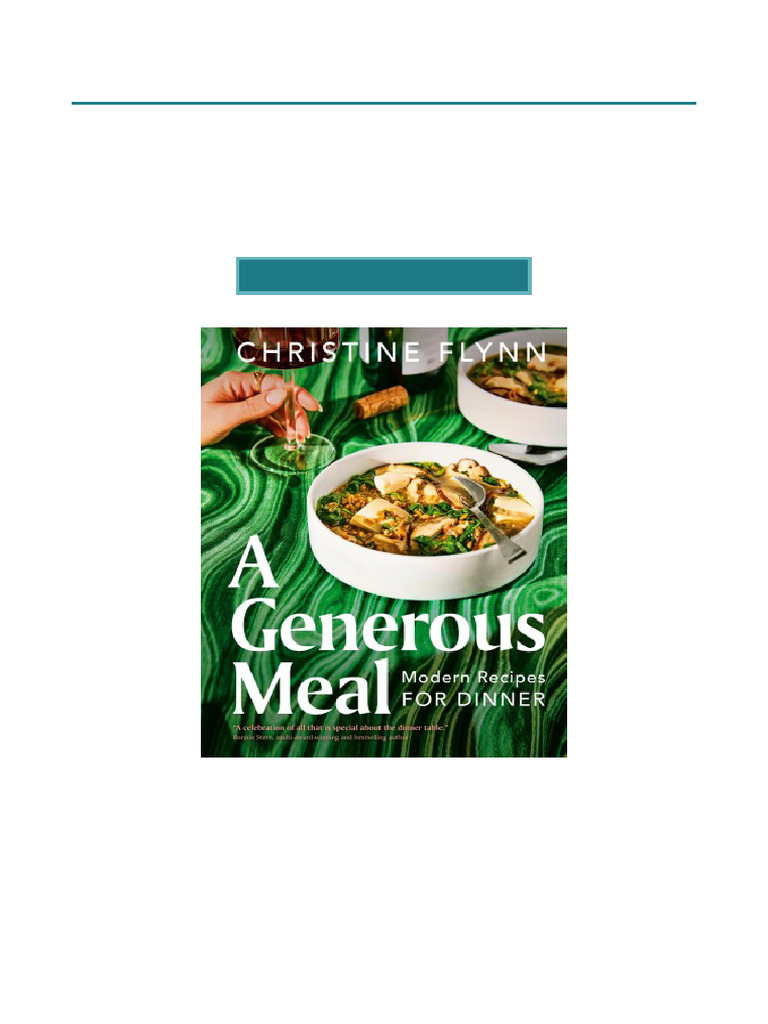 Modern Dinner Recipes Book | PDF