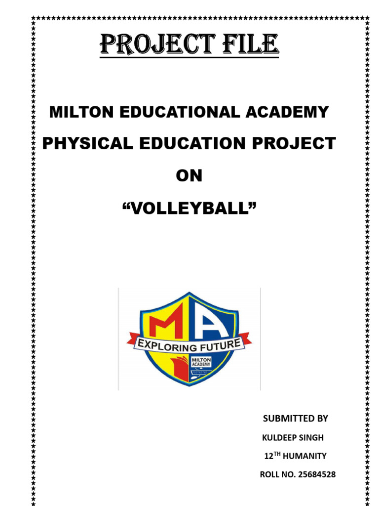 Volleyball Project by Kuldeep Singh | PDF