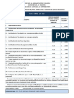 Tarifas Leg Firmas,Certif Exp Copias de Doctos 2012