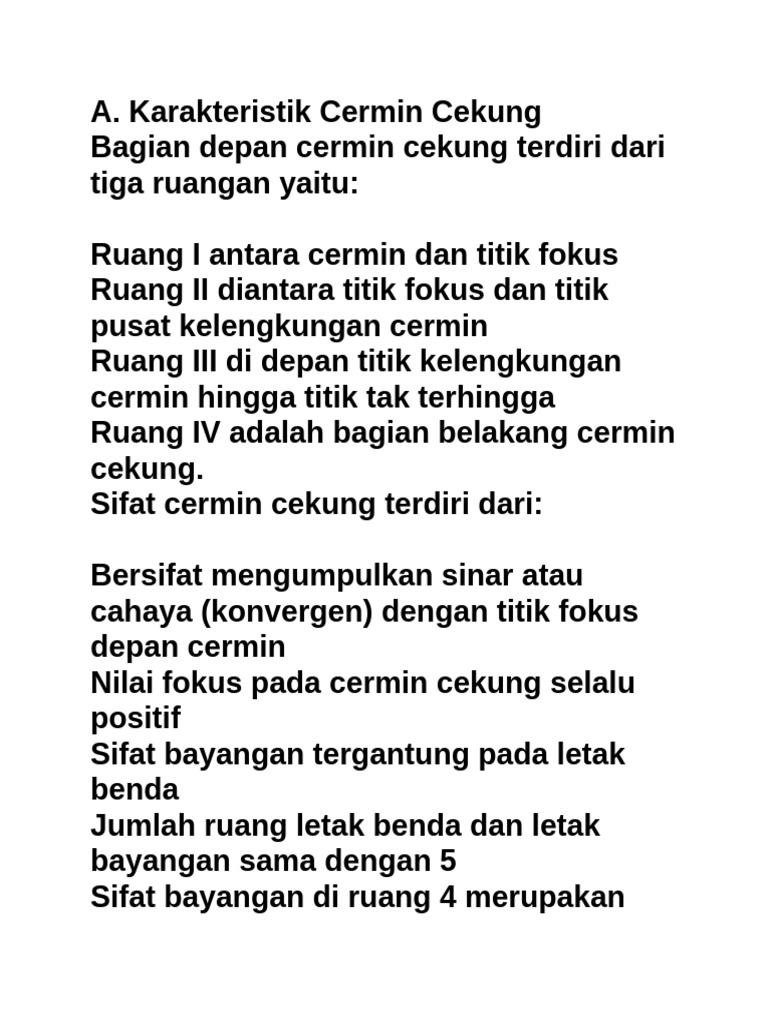 Cekung Cembung | PDF