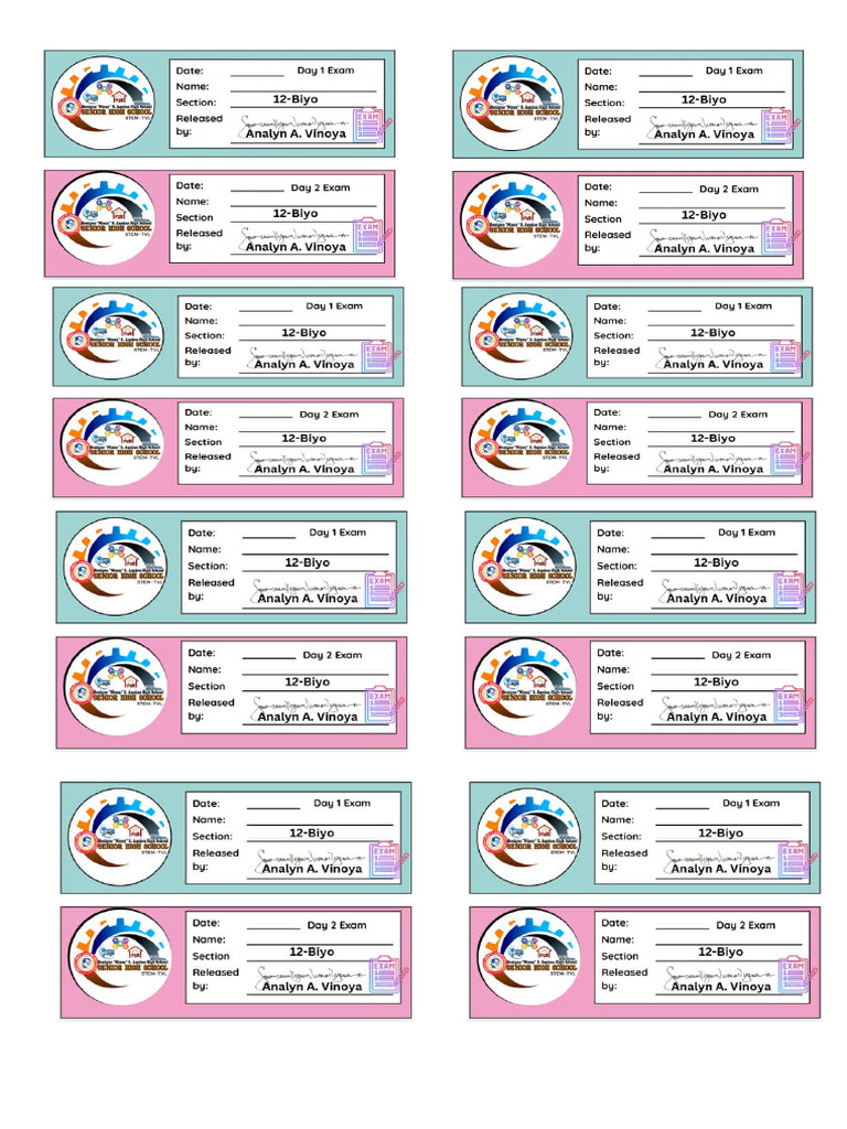 Exam Permit | PDF