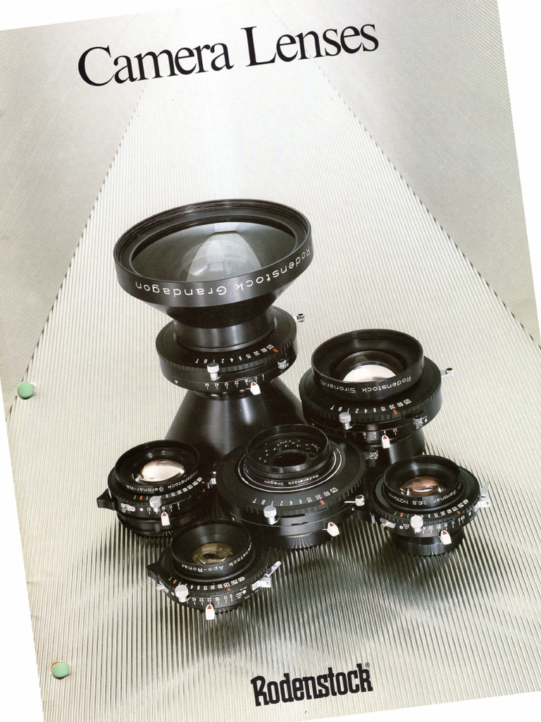 Rethinking Large Format Camera Lenses | PDF | Camera Lens | Aperture
