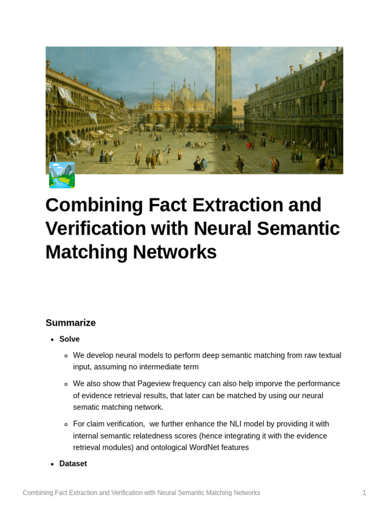 Combining Fact Extraction and Verification With Ne | PDF