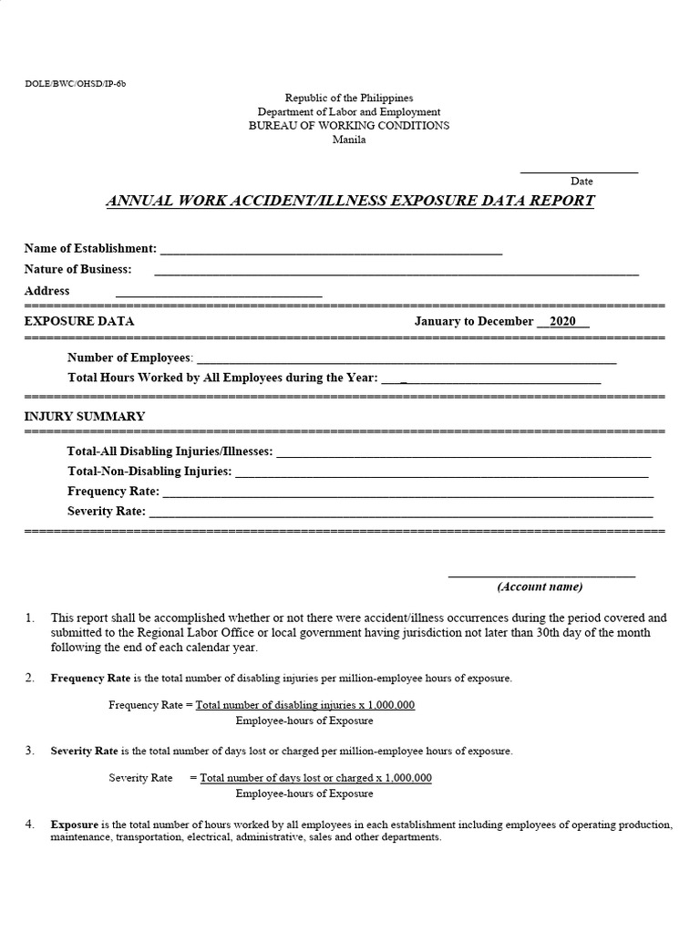 Annual Work Accident Data Report | PDF | Social Policy | Labor Relations