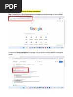 Steps For Registration in Infosys Springboard | PDF