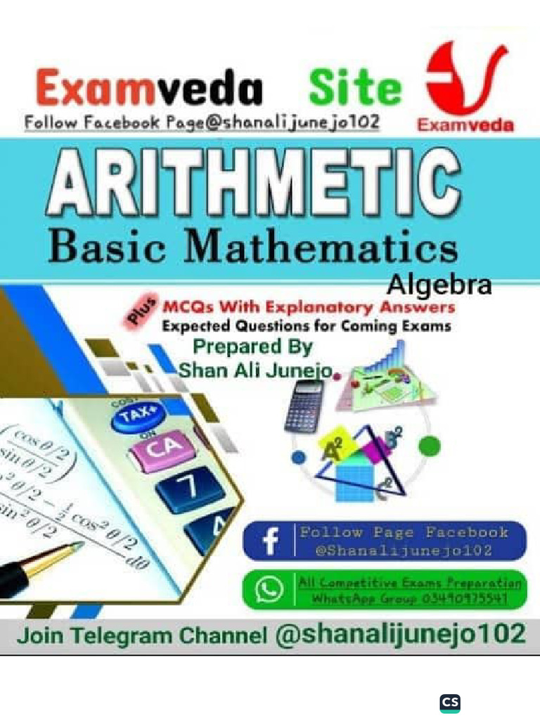 Examveda Arithmetic & Mathematics Notes by Shan Ali Junejo | PDF ...