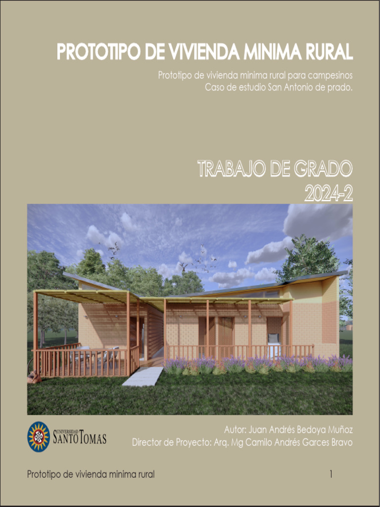 Prototipo de Vivienda Rural para Campesinos | PDF | Barrio residencial ...