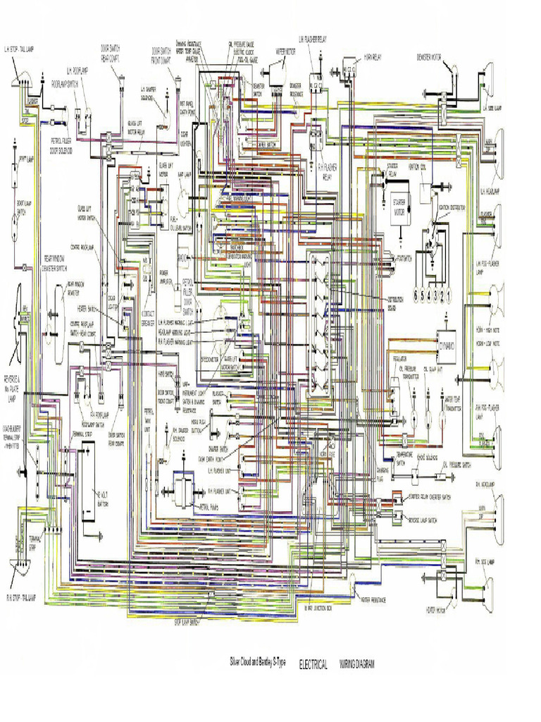 Silver Coud Bentley Wiring Diagram | PDF