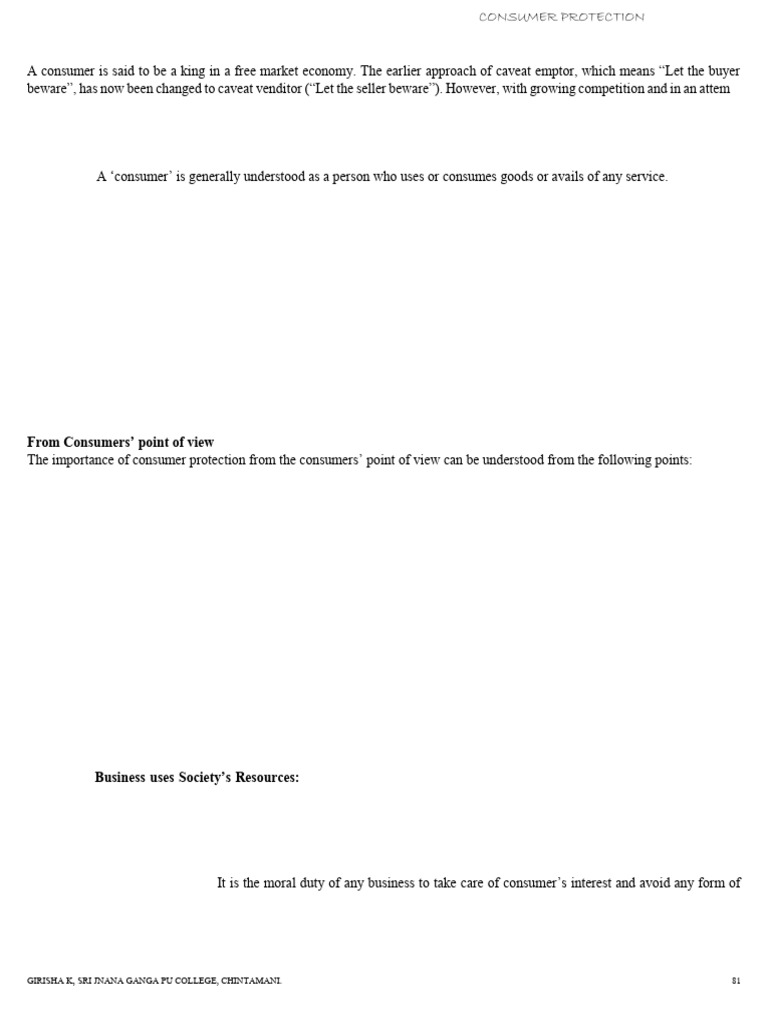12 Consumer Protection | PDF | Consumer Protection | Business