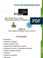 Fundamentos de Programación Con Scilab