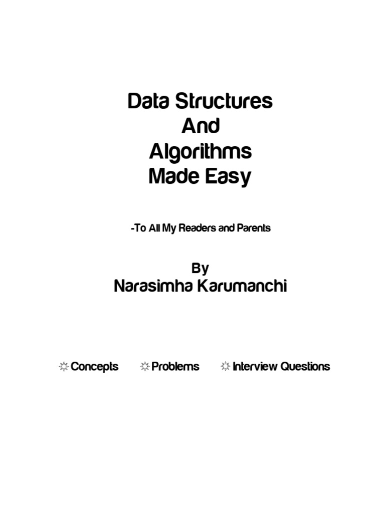 Data Structures and Algorithms Made Easy - Data Structures and ...
