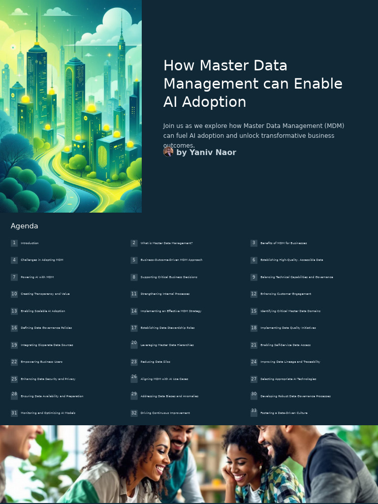 MDM's Role in AI Adoption | PDF | Artificial Intelligence ...