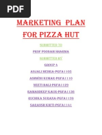 Download Marketing Plan Pizza Hut by Anjali101 SN82798690 doc pdf