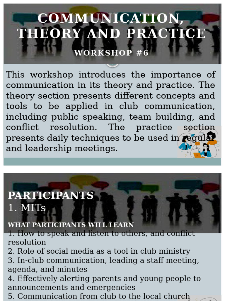 Effective Club Communication Workshop | PDF | Nonverbal Communication ...