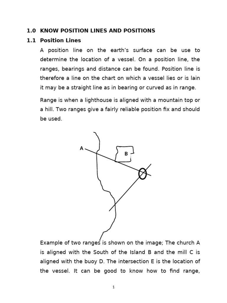 Position Fixing Methods in Navigation | PDF | Navigation