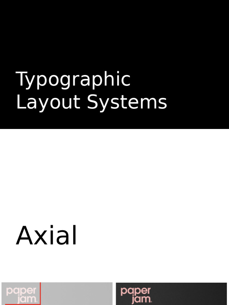 Typographic Layout systems | PDF