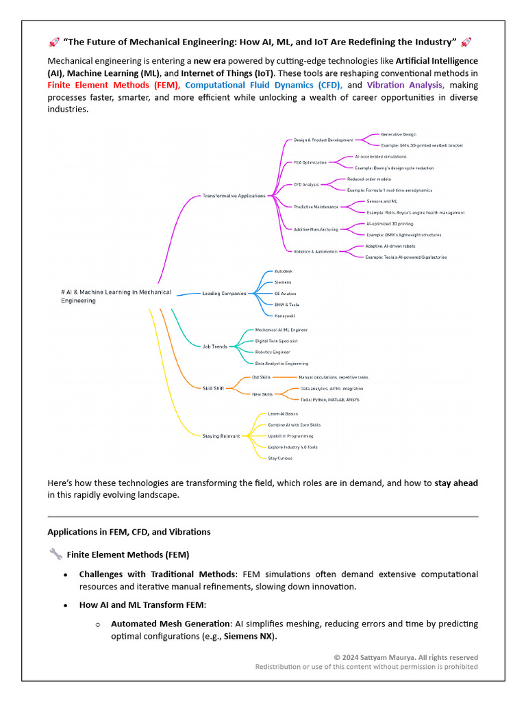 Future of Mechanical Engineering | PDF | Computational Fluid Dynamics ...