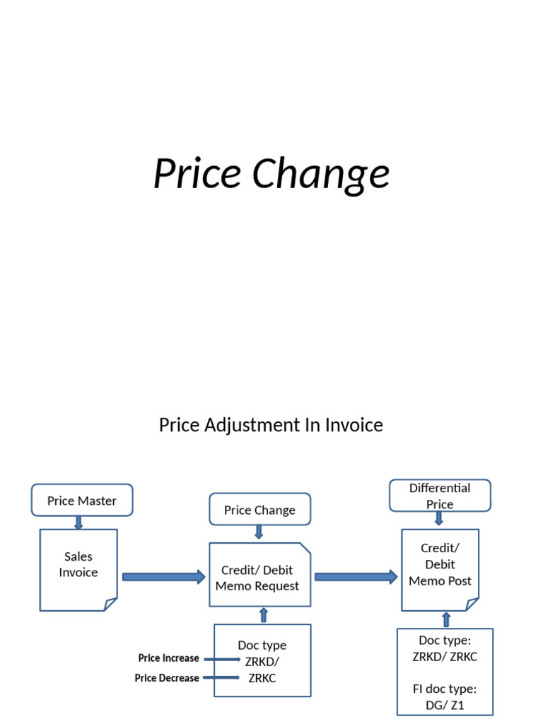 Invoice Price Adjustment Process Guide | PDF