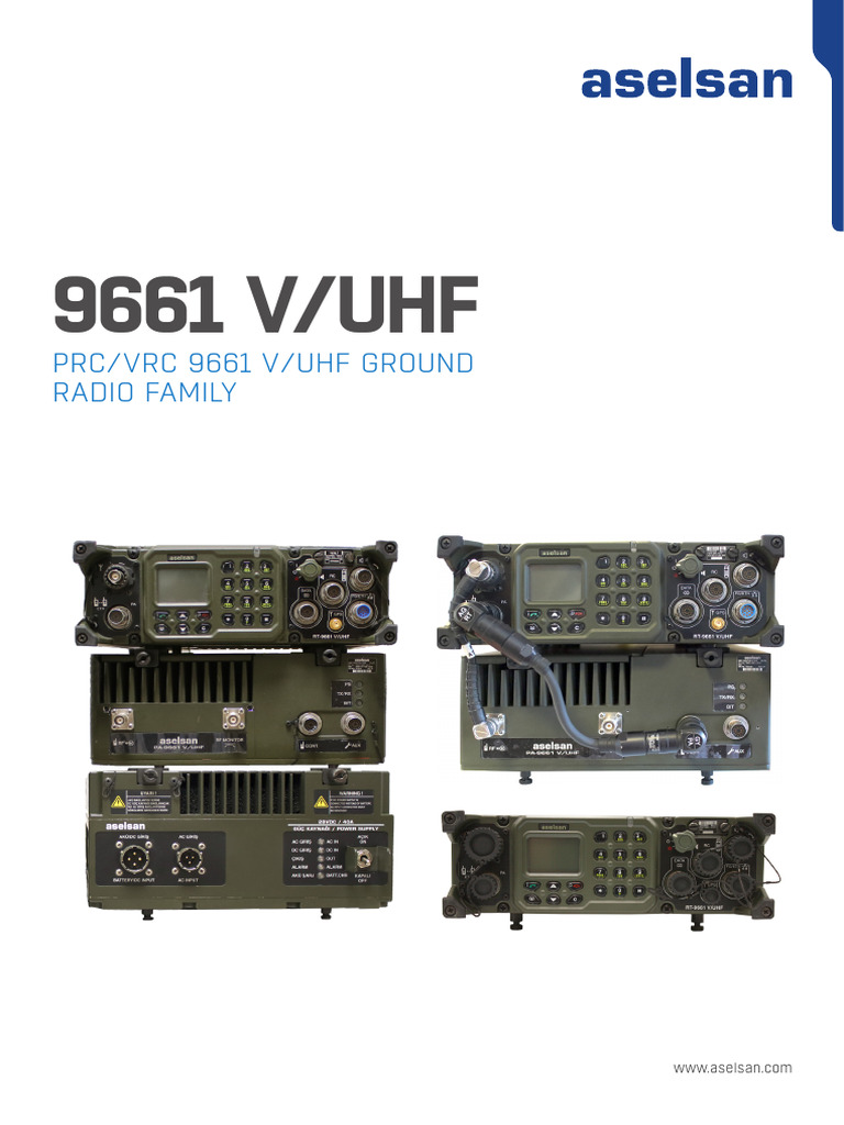 PRC/VRC 9661 V/UHF Radio Overview | PDF | Radio | Wireless Ad Hoc Network