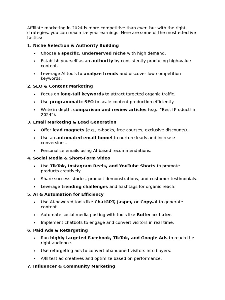 Affiliate Marketing Pdf Search Engine Optimization Popular