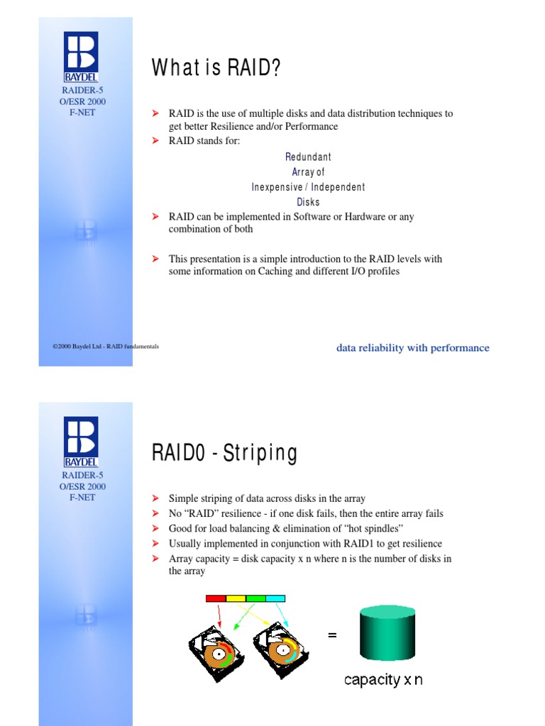 Introduction Raid Levels | PDF