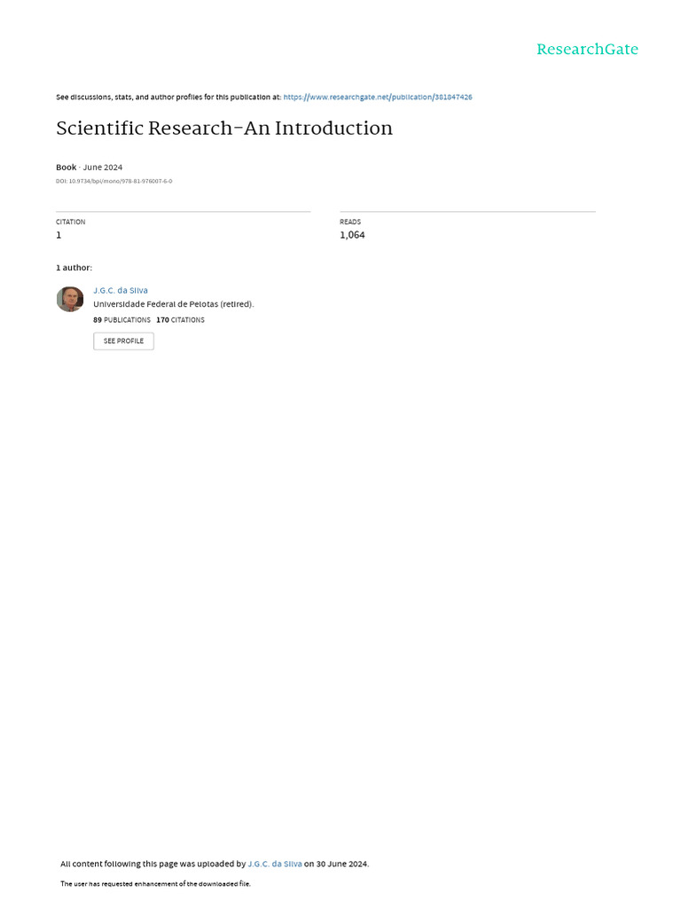 Purpose of Scientific Research Explained | PDF | Empiricism | Science