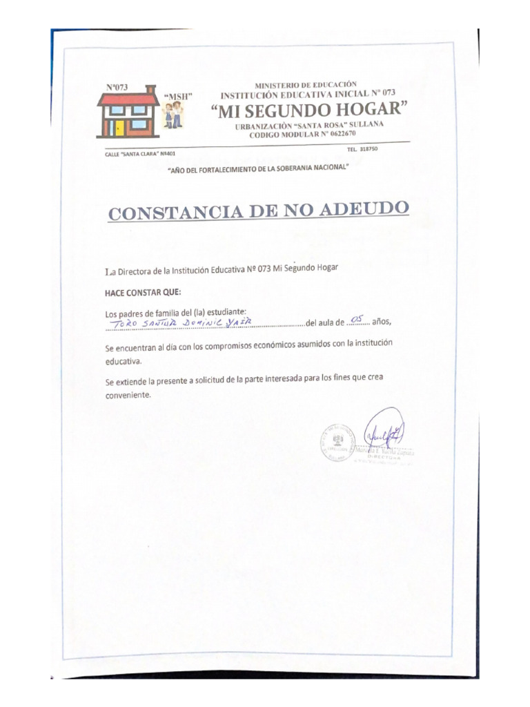 Mi Segundo Hogar Pdf