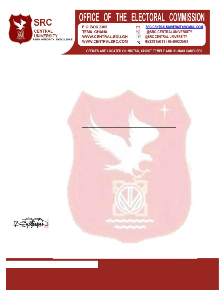 SRC Election Notice 2024/2025 | PDF