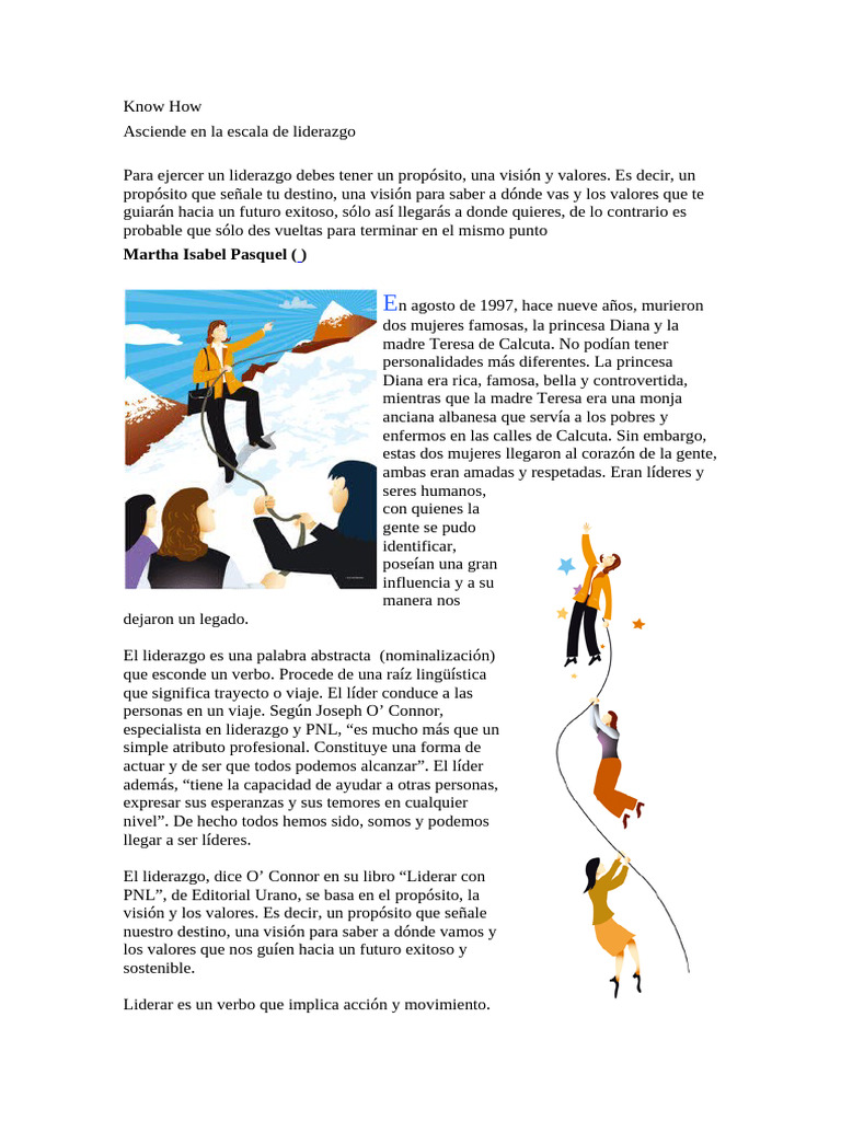 Claves para un Liderazgo Efectivo | PDF | Liderazgo