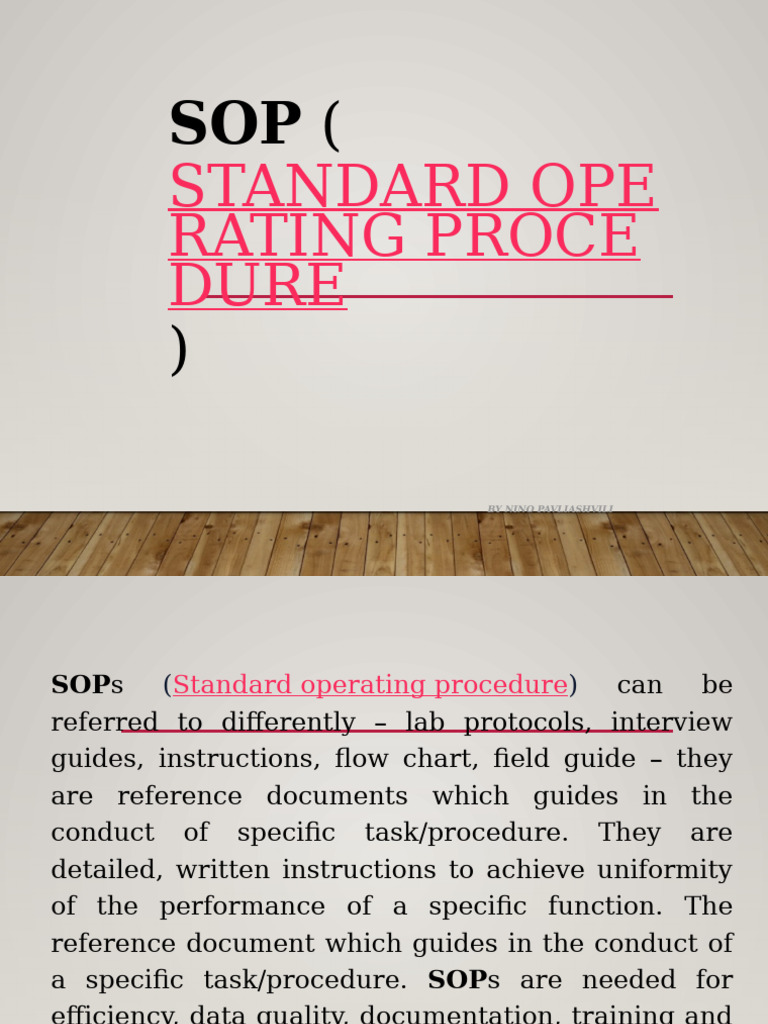 Comprehensive Guide to SOPs and HR in Research | PDF | Institutional ...