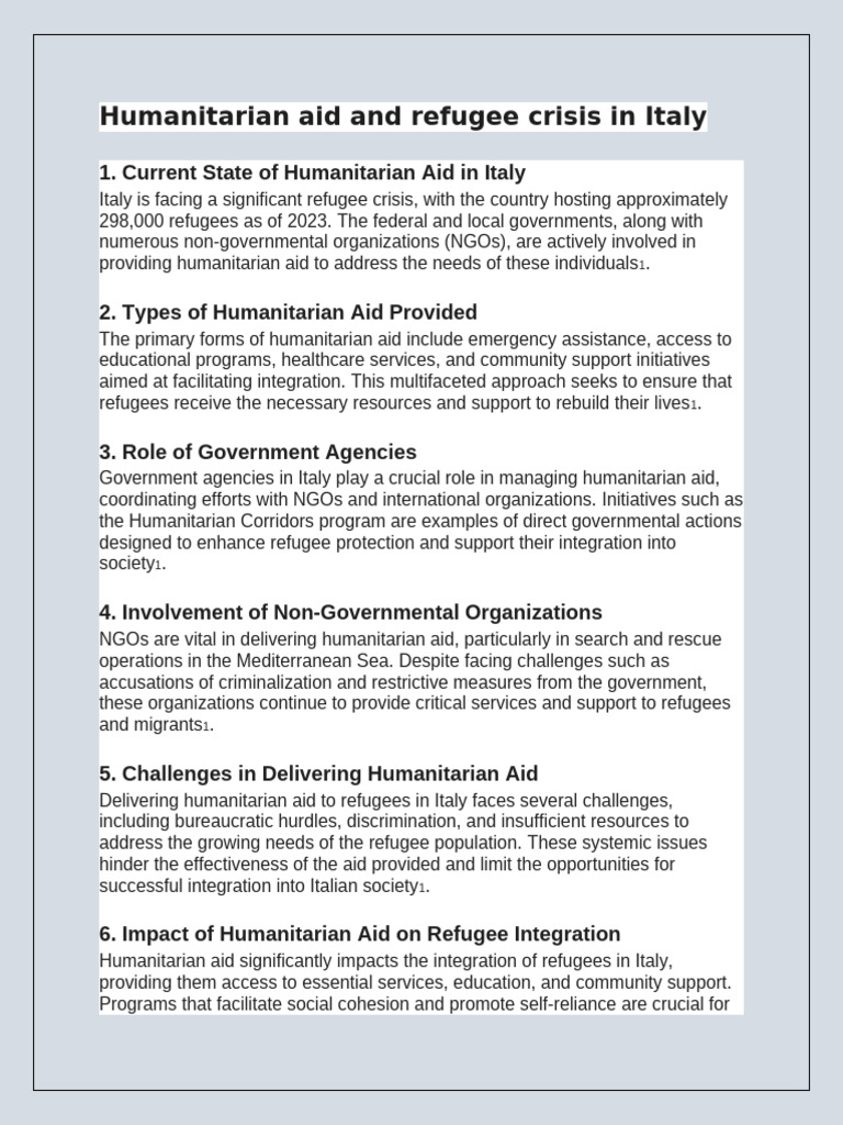 Italian Republic | PDF | Human Trafficking | Immigration